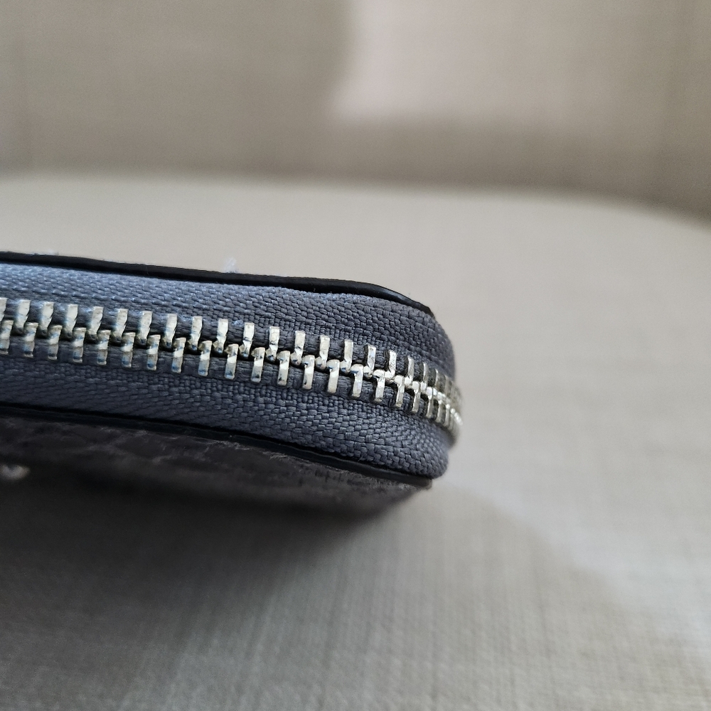 Michael Kors Gray Python Embossed Leather Wallet … - image 7